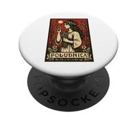 Poludnica Slave Folk Païen Mythe Sorcière Art PopSockets PopGrip Adhésif