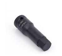 POLXLMOFXO 1/2 "Drive Drive Impact Socket Hex Bits CR-MO Tournevis Ensemble 7 8mm Air Allen Prise de clé Tête Adaptateur for la pneumatique manuelle(H12)