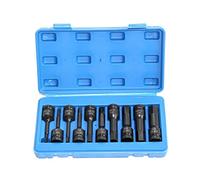 POLXLMOFXO 1/2 pouce d'entraînement Allen Hex Bits Socket Set, métrique 5-2 1mm Outils for main d'impact de l'air construction d'une seule pièce CR-Mo