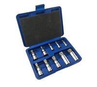 POLXLMOFXO 10 PCS/Set Sockets 1/4 "Douille de bit triple spline for une clé for manches d'écrou for cramponnée