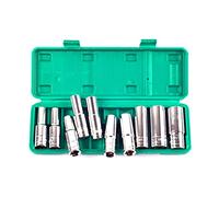 POLXLMOFXO 10pcs 1/2 pouce Douce d'impact de l'air profonde la prise clé raccordement douille d'entraînement 8/10 / 12 13/14 16/17 19/22 24mm