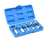 POLXLMOFXO 10pcs Xzn Triple Square Spline Bit Socket Set 3/8 "1/4" 1/2 "Entraînement 4mm for 18mm