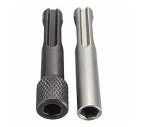 POLXLMOFXO 2pcs Tournevis Hex Porte-bits Adaptateur de foret 1/4 Convertisseur Pilote Impact Conducteur for SDS Outil forage marteau