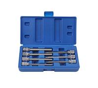 POLXLMOFXO 3/8 "Torx/Allen Star START SOCK STOCKE SET 7-PIÈGE CR-V ACIER Adaptateur en acier Chrome Vanadium Steel 3mm -10mm(Inner hexagon)