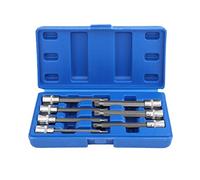 POLXLMOFXO 3/8 "Torx/Allen Star START SOCK STOCKE SET 7-PIÈGE CR-V ACIER Adaptateur en acier Chrome Vanadium Steel 3mm -10mm(Flower type)