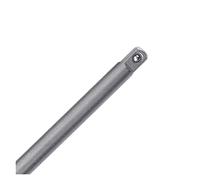 POLXLMOFXO Adaptateur de douille forage 200mm CR-V 1/4 "3/8 '' 1/2 Extension la barre socket carrée Shank Hex for pilote d'impact(B)