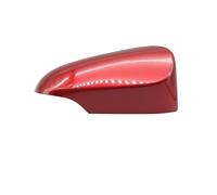 POLXLMOFXO Couvercle de coque boîtier rétroviseur automatique adapté for Toyota for Yaris 2012 2013 2014 2015 2016 2017 2018 2019 couvercle capuchon extérieur d'aile(Red RH)