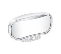 POLXLMOFXO Miroir grand angle inversant les angles morts rétroviseurs automobiles rétroviseur auxiliaire adapté for camions voitures SUV(White)
