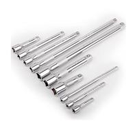 POLXLMOFXO Socket Ratchet Rallage Barre d'extension 1/4 "3/8" 1/2 "CRV 50/75/100/125/150 250mm Bar for barre de longue durée raccourci