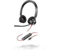 POLY 3320 Casque Avec fil Arceau Appels/Musique USB Type-C Noir