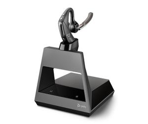 Poly 5200 Office Casque Sans fil Crochets auriculaires, Ecouteurs Bureau/Centre d'appels Bluetooth Noir