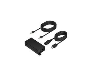 Poly Adaptateur PoE avec un câble CAT6A de 3,66 m et un cordon d'alimentation