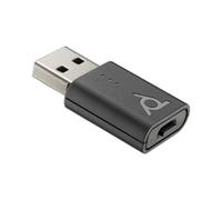 POLY Adaptateur USB DECT 1880-1900 MHz certifié Microsoft Teams pour Savi D400 UC, Noir, Réf. 8J8W1AA, Pays d'origine Chine