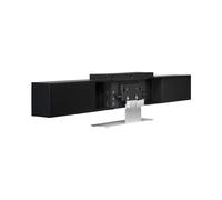 POLY Barre de Visioconférence USB Studio 4K Ultra HD, Zoom 5x, Angle 110°, Port USB-C, Compatible Windows/macOS, Alimentation Secteur, avec Kit de Montage