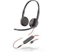 Poly Blackwire 3200 Casque filaire USB-C et 3,5 mm Noir