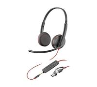HP Poly Blackwire 3225 USB-C Headset Accessoires informatiques Noir(e) Original 8X229A6