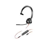 Poly Blackwire 3315 - 3300 Series - micro-casque - sur-oreille - filaire - jack 3,5mm, USB-C