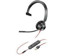 Poly Blackwire 3315 - 3300 Series - micro-casque - sur-oreille - filaire - USB, jack 3,5mm G