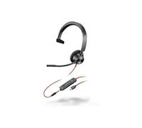 Poly Blackwire 3315 Monaural USB-C Headset +3.5mm Plug +USB-C/A Adapter 8X217AA