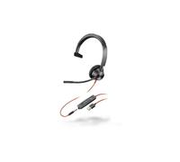 Poly Blackwire 3315 Casque filaire Serre-tête Bureau/Centre d'appels USB Type-A Noir