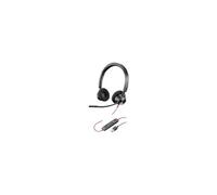 Poly Blackwire 3320 Casque sur-oreille filaire USB Type-A pour appels et musique Noir