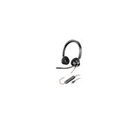Poly Blackwire 3320 - Microsoft Teams - 3300 Series - micro-casque - sur-oreille - filaire - USB-C - Certifié pour Microsoft Teams