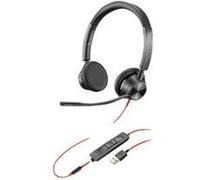 Poly Blackwire 3325 - Microsoft Teams - 3300 Series - micro-casque - sur-oreille - filaire - USB, jack 3,5mm - Certifié pour Microsoft Teams G