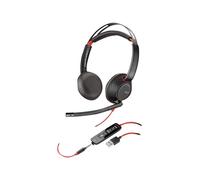 Poly Blackwire 5220 - 5200 Series - micro-casque - sur-oreille - filaire - USB, jack 3,5mm