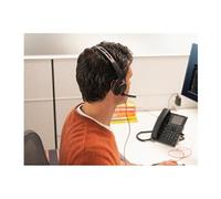 Poly Blackwire 5220 - Micro-casque - sur-oreille - filaire - jack 3,5mm - noir - Certifié Avaya, Certifié pour Skype for Business, certifié Cisco