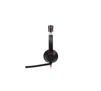 Poly Blackwire 5220 - Micro-casque - sur-oreille - filaire - USB-C, jack 3,5mm, USB-A - noir - Certifié pour Skype for Business, certifié Cisco