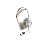 Poly Blackwire 7225 Casque Avec fil Arceau Appels/Musique USB Type-C Blanc