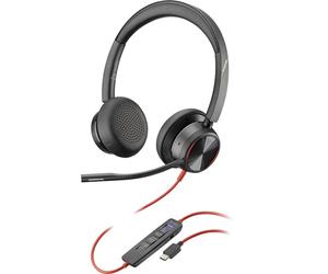 Poly Blackwire 8225 Casque Avec fil Arceau Bureau/Centre d'appels USB Type-C Noir
