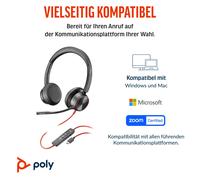 Poly Blackwire 8225-M Casque Noir Série Blackwire 8200