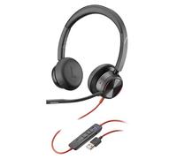 Poly Blackwire 8225-M - Micro-casque - sur-oreille - filaire - Suppresseur de bruit actif - USB-A