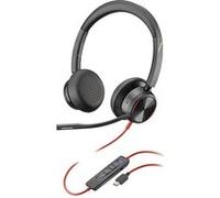 Poly Blackwire 8225 Casque Avec fil Arceau Bureau/Centre d'appels USB Type-C Noir