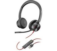 Poly Blackwire 8225 - Micro-casque - sur-oreille - filaire - Suppresseur de bruit actif - USB-A - certifié Zoom G