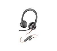 Poly Micro-casque Blackwire 8225 - filaire sur-oreille - USB-C - ANC - Certifié Zoom - Noir