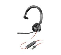 POLY 3310 Casque Avec fil Arceau Appels/Musique USB Type-A Noir - Neuf