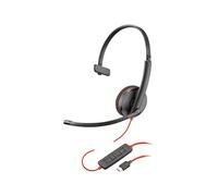 Poly Blackwire C3210 USB-C - 3200 Series - micro-casque - sur-oreille - filaire - USB-C - noir