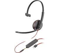 Poly Blackwire C3215 Monaural Headset +Carry Case (Bulk) 80S05A6