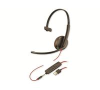 Poly Blackwire C3215 - Série 3200 - Casque d'écoute - supra-auriculaire - filaire - USB, prise 3,5 mm