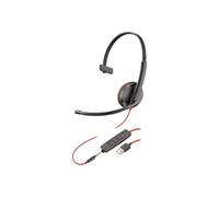 Poly Blackwire C3215 USB - 3200 Series - micro-casque - sur-oreille - filaire - USB, jack 3,5mm