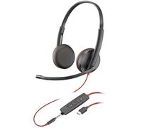 Poly Blackwire C3225 - 3200 Series - micro-casque - sur-oreille - filaire - jack 3,5mm, USB-C - isolation acoustique