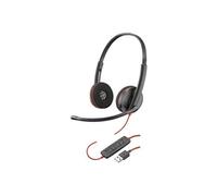 Poly Blackwire C3225 - 3200 Series - micro-casque - sur-oreille - filaire - USB, jack 3,5mm - isolation acoustique
