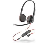 Poly Blackwire 3225 Casque filaire Appels/musique USB Type-C Noir (Filaire), ?couteurs, Noir