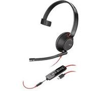 Poly Blackwire C5210 - Bulk - 5200 Series - micro-casque - sur-oreille - filaire - jack 3,5mm, USB-C G