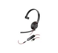 Poly Blackwire C5210 USB-A - 5200 Series - micro-casque - sur-oreille - filaire - USB, jack 3,5mm