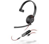 Poly Blackwire 5210 Casque Avec fil Arceau Bureau/Centre d'appels USB Type-C Noir