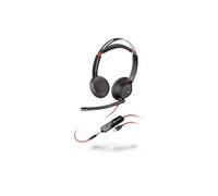 Poly Blackwire C5220 USB-C - 5200 Series - micro-casque - sur-oreille - filaire - jack 3,5mm, USB-C