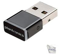 Poly BT600 Dongle adaptateur Bluetooth USB-A -211250-01 - GTW Bundle avec chiffon en microfibre - Compatible avec PC/Mac